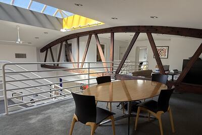 Interior of the Woodbury tutoring space